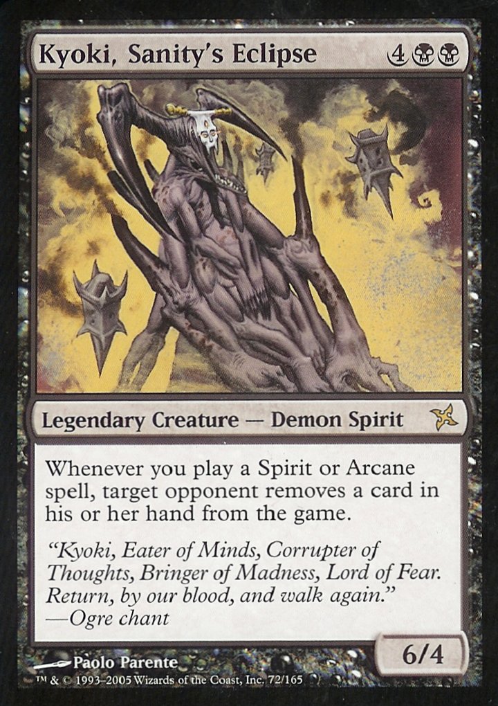 Kyoki, Sanity's Eclipse (Betrayers of Kamigawa) Heavy Play