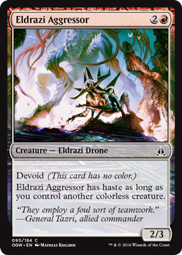Eldrazi Aggressor (Oath of the Gatewatch) Light Play