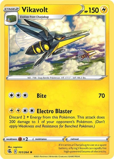 Vikavolt (SWSH08: Fusion Strike) Light Play