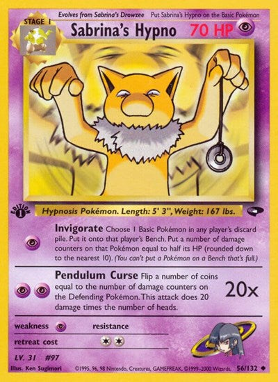 Sabrina's Hypno (Gym Challenge) Damaged / Poor Unlimited