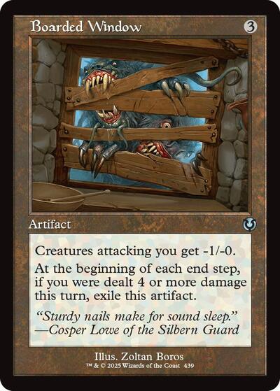 Boarded Window (Retro Frame) (Innistrad Remastered) Light Play