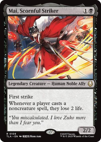 Mai, Scornful Striker (Avatar: The Last Airbender) Light Play