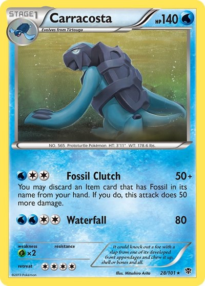 Carracosta (Plasma Blast) Medium Play Reverse Holofoil