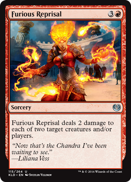Furious Reprisal (Kaladesh) Light Play