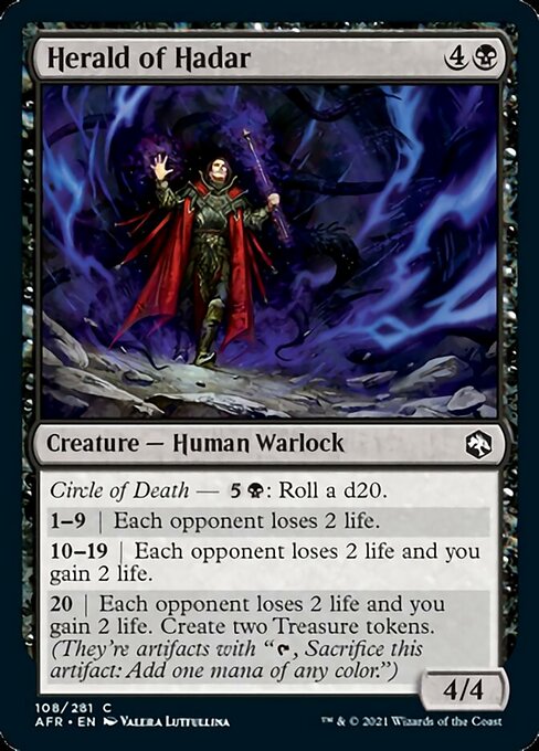 Herald of Hadar (Adventures in the Forgotten Realms) Light Play