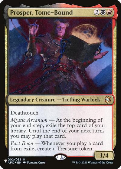 Prosper, Tome-Bound (The List) Near Mint