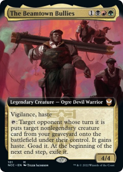 The Beamtown Bullies (Extended Art) (Commander: Streets of New Capenna) Light Play
