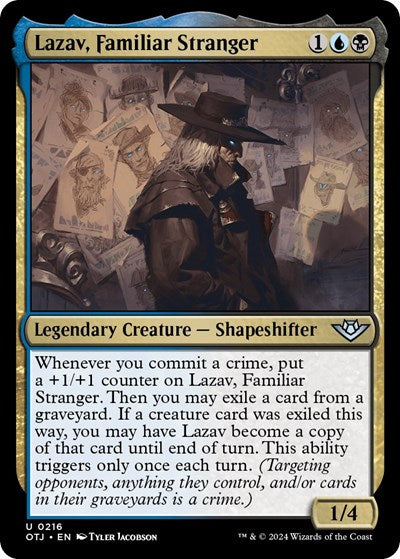 Lazav, Familiar Stranger (Outlaws of Thunder Junction) Light Play