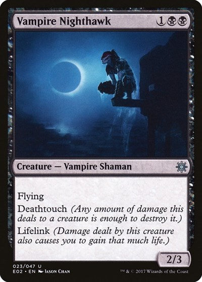 Vampire Nighthawk (Explorers of Ixalan) Light Play