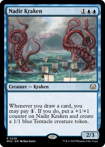 Nadir Kraken (Commander: March of the Machine) Light Play