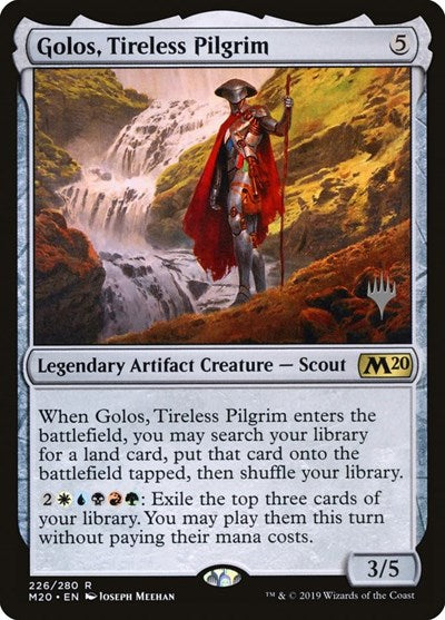 Golos, Tireless Pilgrim (Promo Pack: Core Set 2020) Near Mint Foil