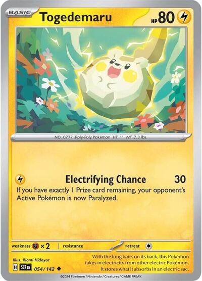 Togedemaru (SV07: Stellar Crown) Light Play