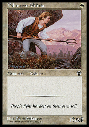 Volunteer Militia (Portal Second Age) Medium Play