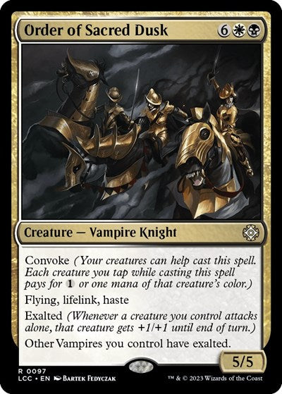 Order of Sacred Dusk (Commander: The Lost Caverns of Ixalan) Light Play
