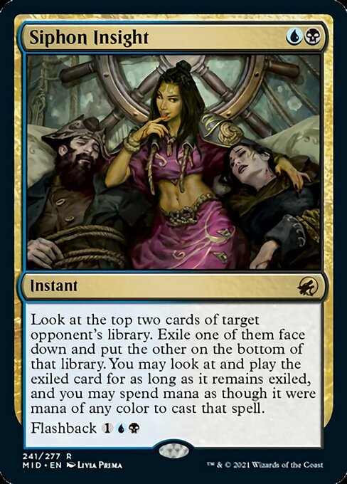 Siphon Insight (Innistrad: Midnight Hunt) Light Play