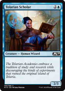 Tolarian Scholar (Magic 2019 Core Set) Light Play