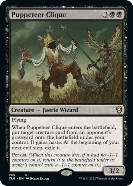 Puppeteer Clique (Commander Legends: Battle for Baldur's Gate) Light Play
