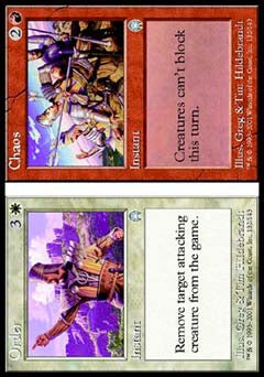Order/Chaos (Chaos) (Apocalypse) Light Play