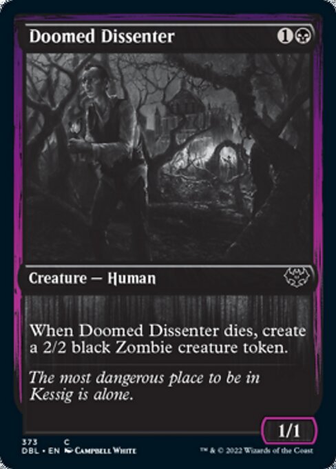 Doomed Dissenter (Innistrad: Double Feature) Light Play