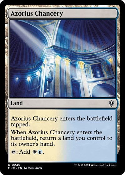 Azorius Chancery (Commander: Murders at Karlov Manor) Light Play
