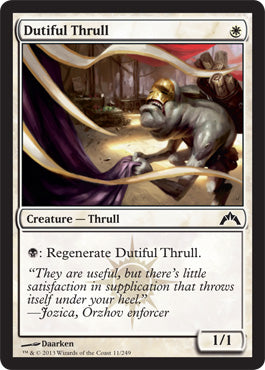 Dutiful Thrull (Gatecrash) Light Play