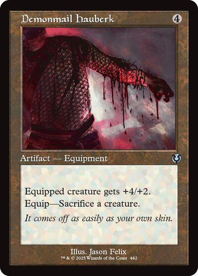 Demonmail Hauberk (Retro Frame) (Innistrad Remastered) Light Play