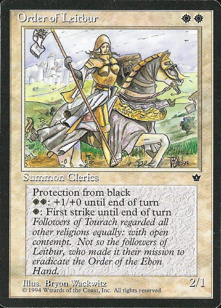 Order of Leitbur (Wackwitz) (Facing Right) (Fallen Empires) Light Play