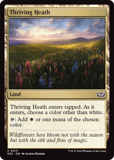 Thriving Heath (Commander: Duskmourn: House of Horror) Light Play