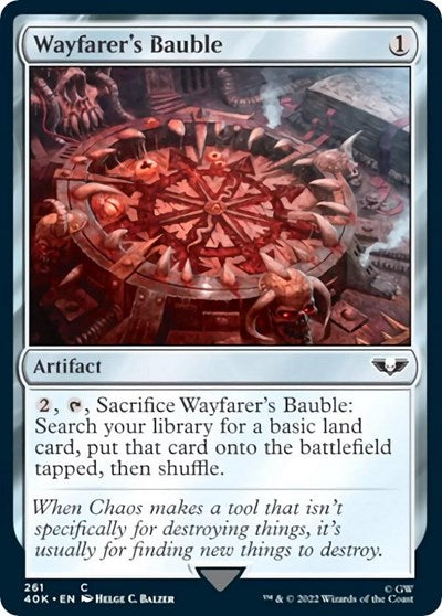Wayfarer's Bauble (261) (Universes Beyond: Warhammer 40K) Light Play