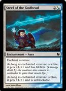 Steel of the Godhead (Duel Decks: Venser vs Koth) Light Play