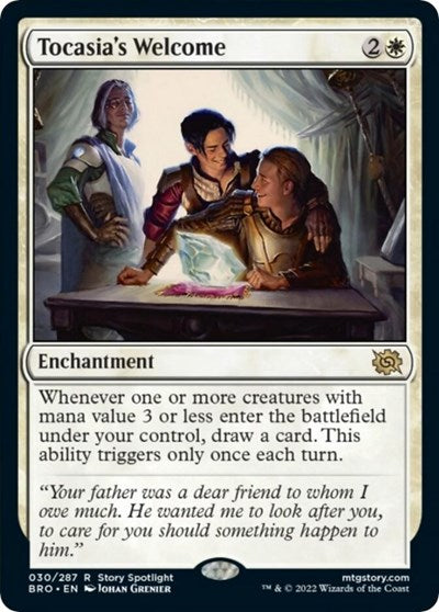 Tocasia's Welcome (The Brothers' War) Light Play