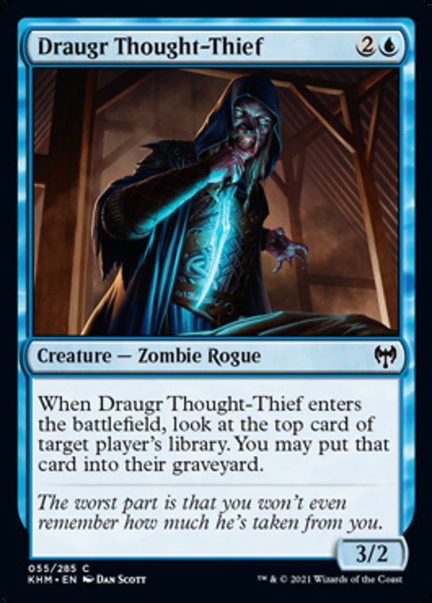 Draugr Thought-Thief (Kaldheim) Light Play Foil