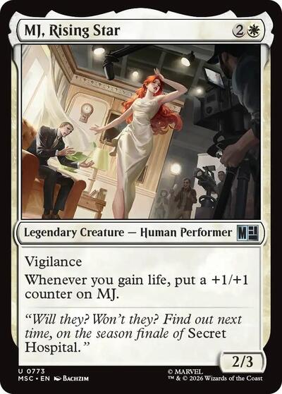 MJ, Rising Star (Commander: Marvel Super Heroes) Light Play