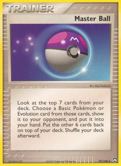 Master Ball (Power Keepers) Damaged / Poor