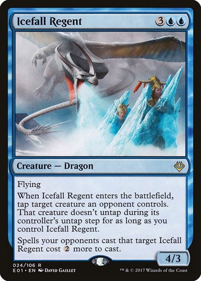 Icefall Regent (Archenemy: Nicol Bolas) Light Play