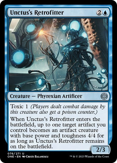 Unctus's Retrofitter (Phyrexia: All Will Be One) Light Play Foil