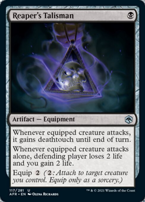 Reaper's Talisman (Adventures in the Forgotten Realms) Light Play