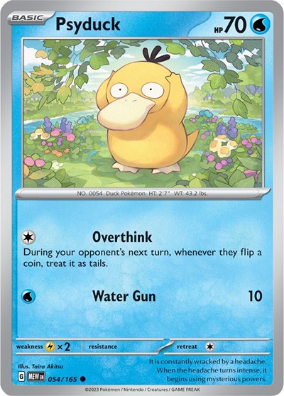 Psyduck - 054 (Scarlet and Violet: 151) Light Play