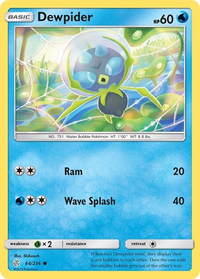 Dewpider (SM - Cosmic Eclipse) Light Play Reverse Holofoil
