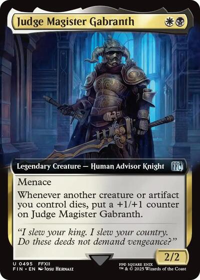 Judge Magister Gabranth (Extended Art) (Universes Beyond: FINAL FANTASY) Light Play