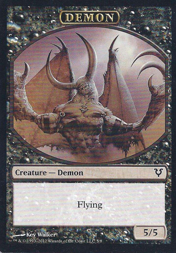 Demon (Token) (Avacyn Restored) Light Play