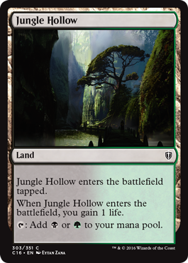 Jungle Hollow (Commander 2016 Edition) Light Play