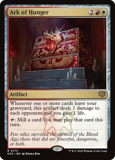 Ark of Hunger (Secrets of Strixhaven) Light Play Foil