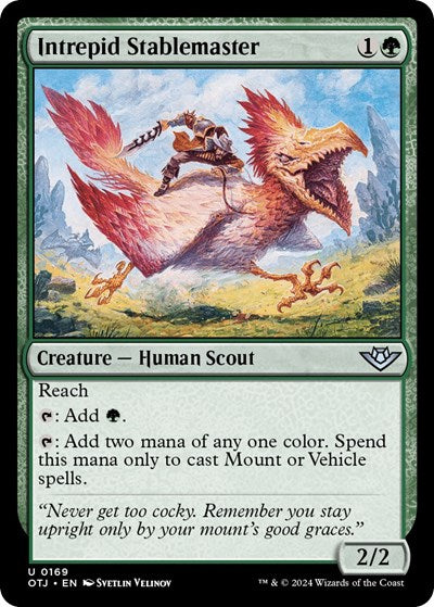 Intrepid Stablemaster (Outlaws of Thunder Junction) Light Play Foil