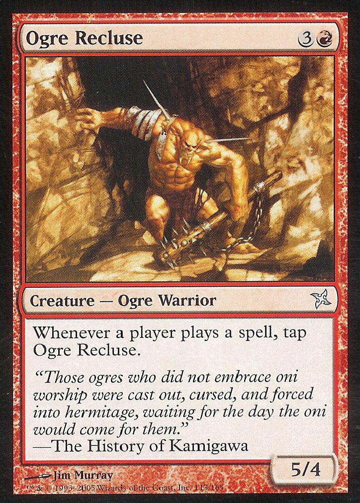 Ogre Recluse (Betrayers of Kamigawa) Light Play