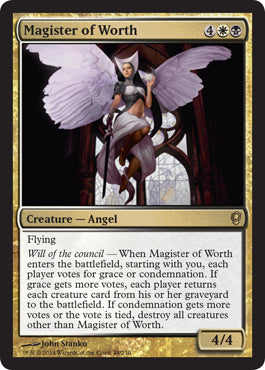 Magister of Worth (Conspiracy) Light Play Foil