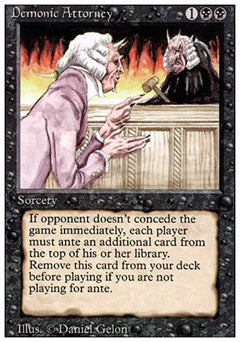 Demonic Attorney (Revised) Heavy Play
