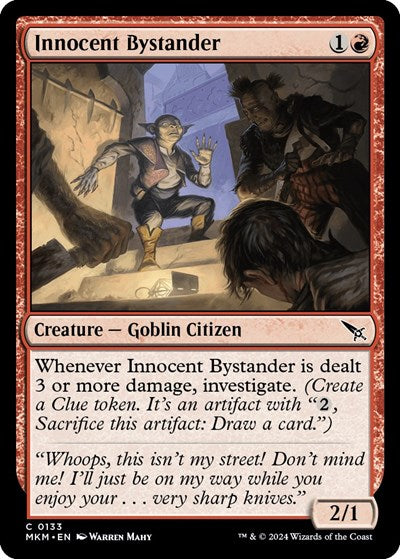 Innocent Bystander (Murders at Karlov Manor) Light Play Foil