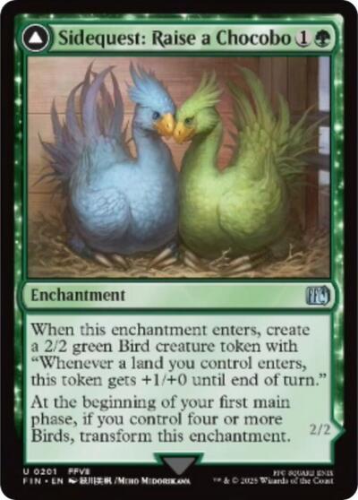 Sidequest: Raise a Chocobo (Universes Beyond: FINAL FANTASY) Light Play Foil