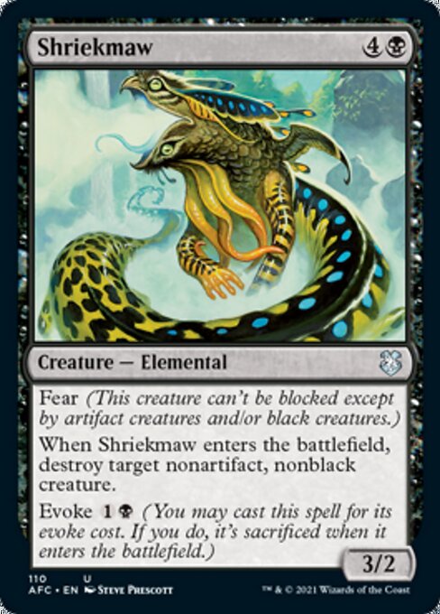 Shriekmaw (Commander 2021 Forgotten Realms) Light Play